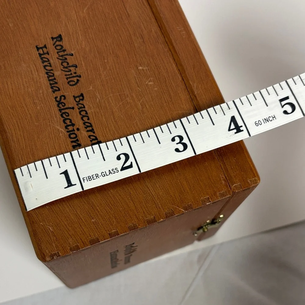 Baccarat Brown Wooden Box